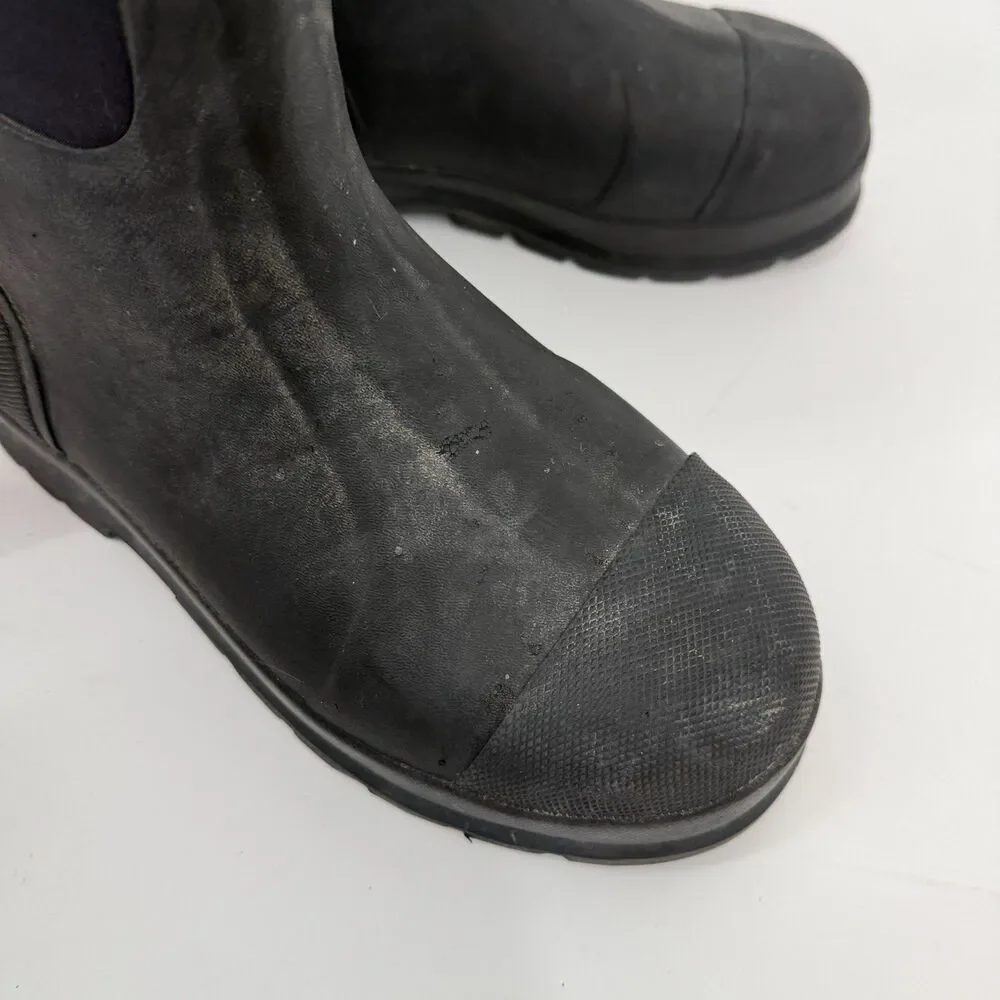 Muck Boot Company Chore Mens 8 Black Classic Tall Waterproof Rubber Work